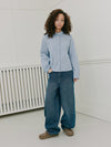 Meisjes NeyaSY Shirt van Sofie Schnoor  in de kleur Blue striped in maat 176.