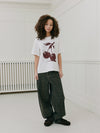 Meisjes ZenaSY T-shirt van Sofie Schnoor  in de kleur Off White in maat 176.