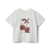 Meisjes ZenaSY T-shirt van Sofie Schnoor  in de kleur Off White in maat 176.