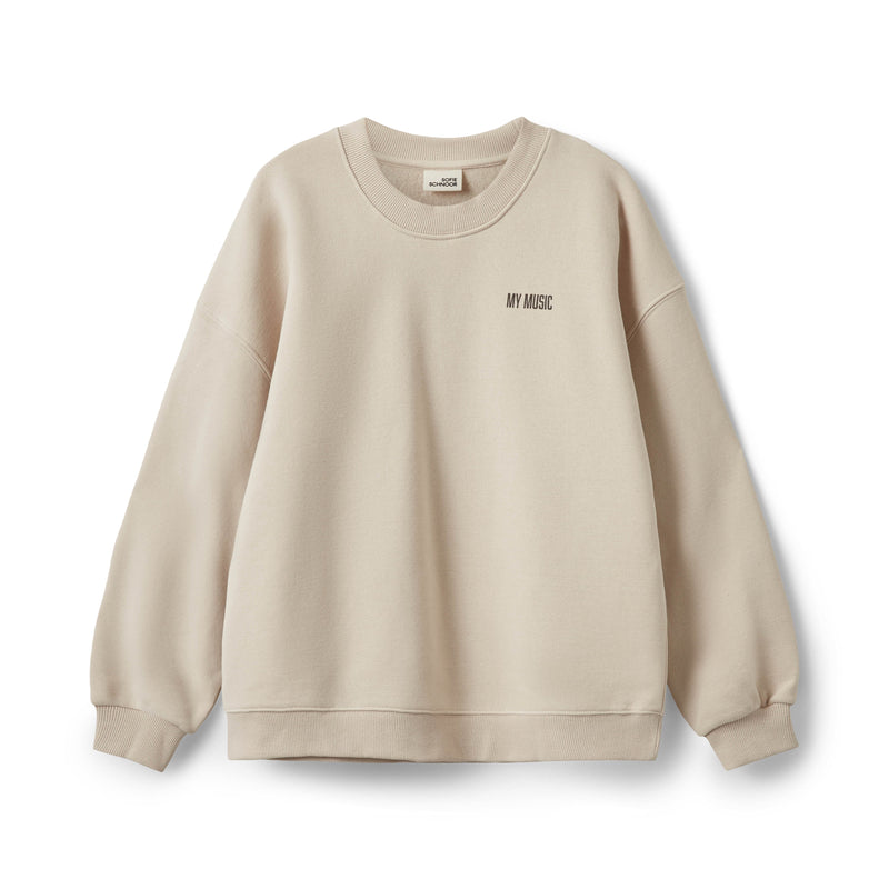 Meisjes ElinSY Sweat Shirt van Sofie Schnoor  in de kleur Fog in maat 176.