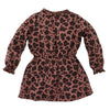 Meisjes DressGracie van Z8 Mini in de kleur Amber Brown AOP in maat 116.