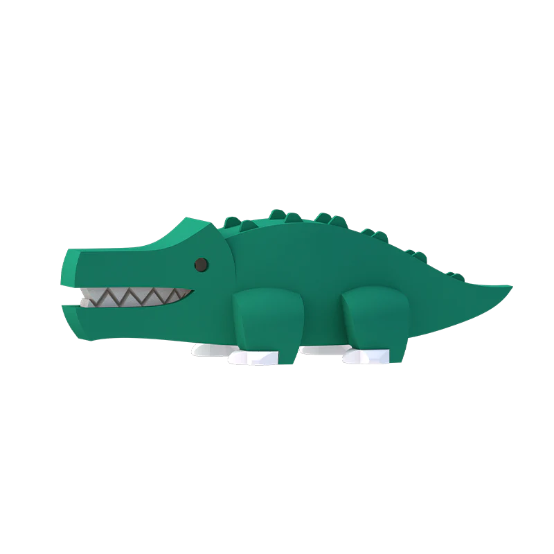 Halftoys - HALF WORLD 3D CROCODILE