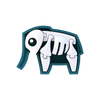 Halftoys - HALF WORLD 3D ELEPHANT