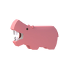Halftoys - HALF WORLD 3D HIPPO