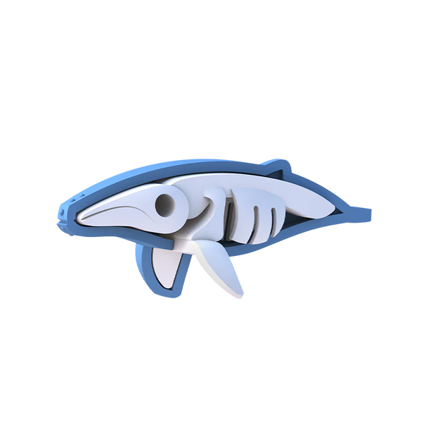 Halftoys - HALF WORLD 3D HUMPBACK WHALE