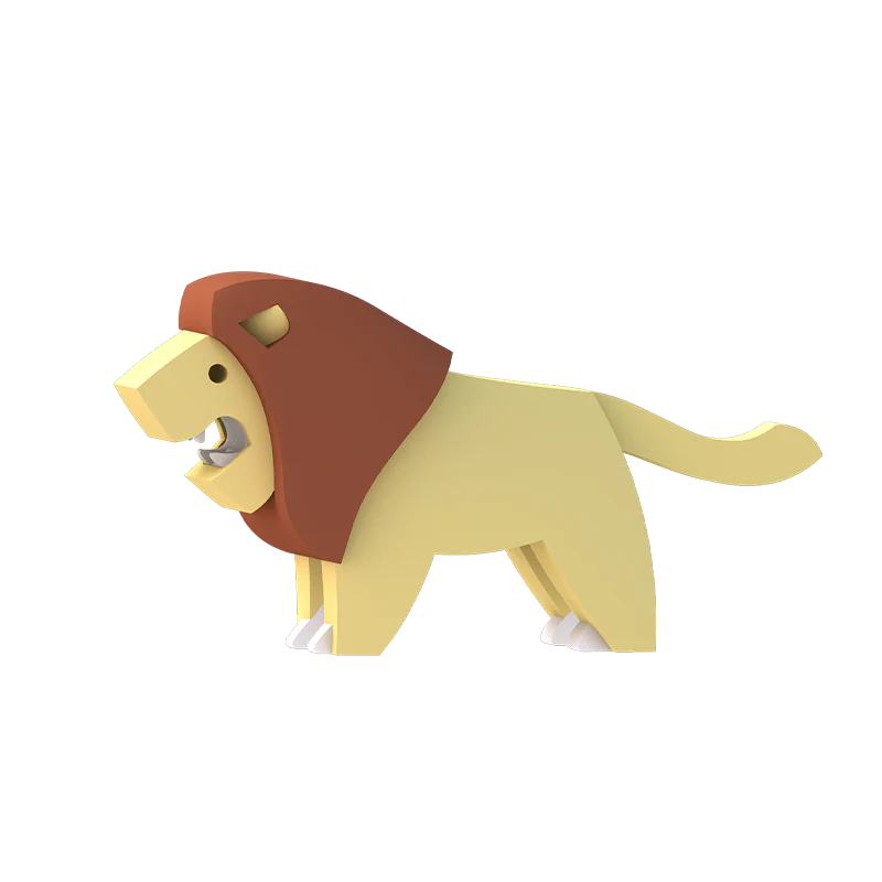 Halftoys - HALF WORLD LION