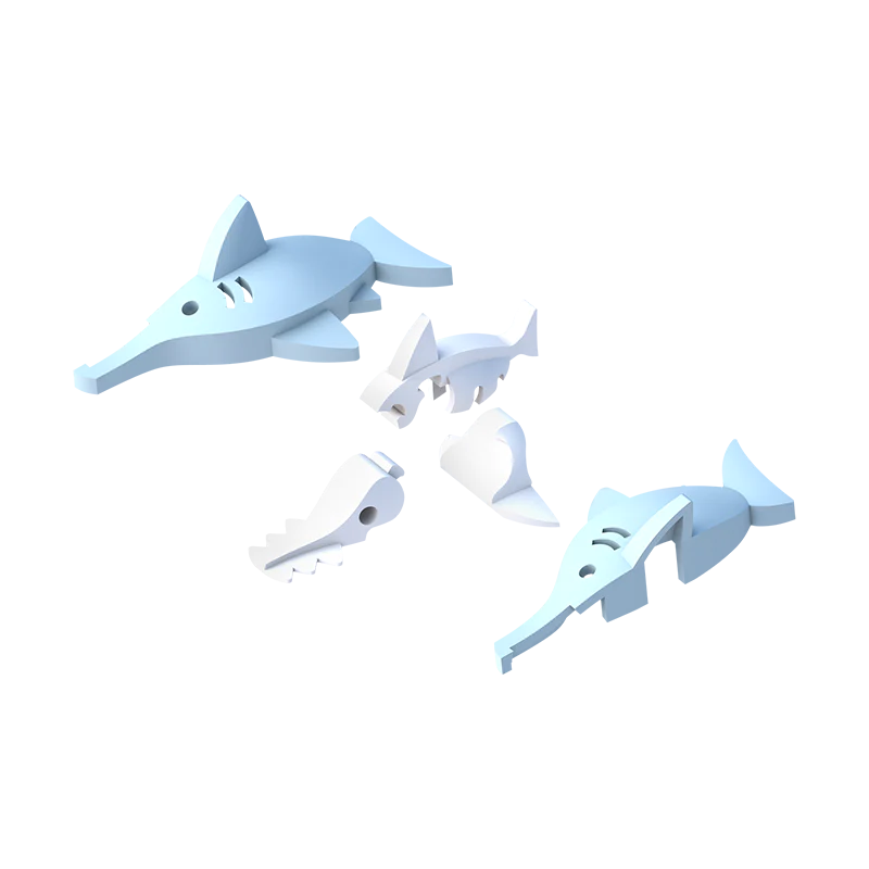 Halftoys - HALF WORLD 3D SAW SHARK