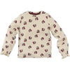 Meisjes Longsleeve Hinde van Z8 Mini in de kleur Vanilla Cream AOP in maat 116.