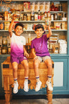 Jongens T-Shirt Hudson van Z8 in de kleur Purple phantom in maat 140-146.