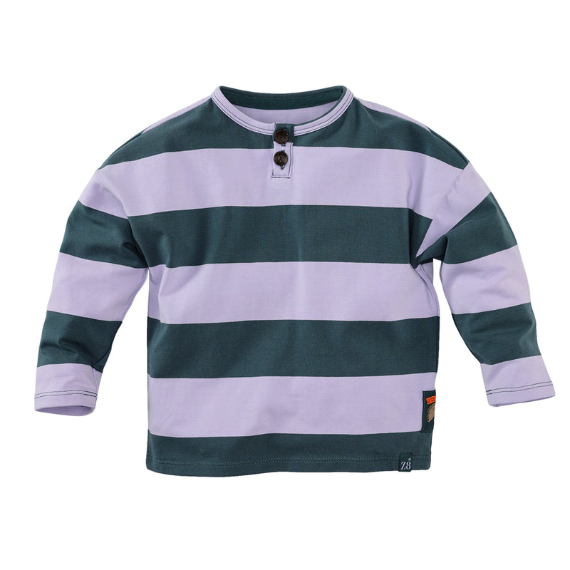 Jongens Longsleeve Isaac van Z8 Mini in de kleur Morning Violet in maat 116.