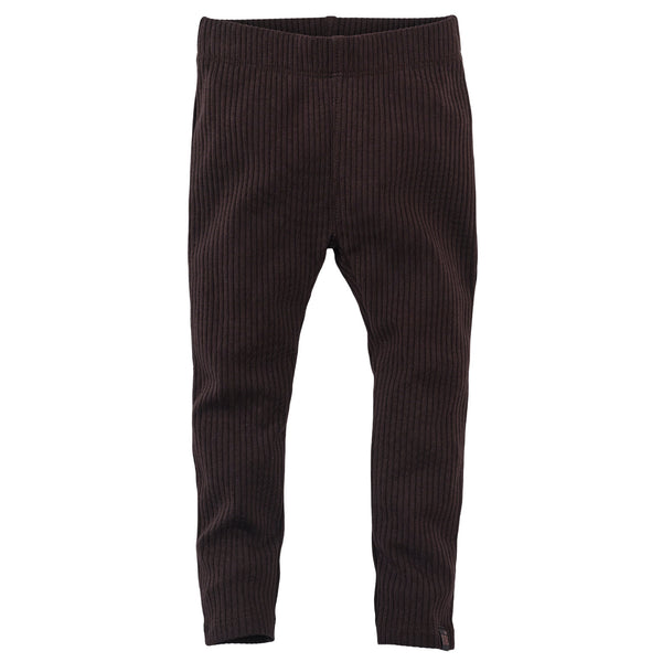 Meisjes Legging Jaley  van Z8 Mini in de kleur Brown Stone in maat 116.