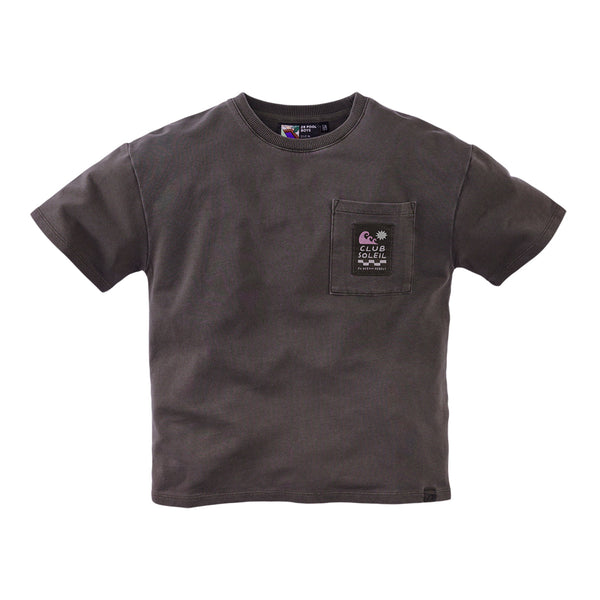 Jongens Garment Dye Tee Jaro van Z8 Kids in de kleur After dark in maat 152-158.