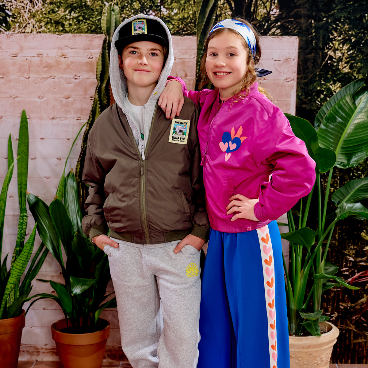 Meisjes Wide leg Pants Jasmin van Z8 Kids in de kleur Blue view in maat 152.