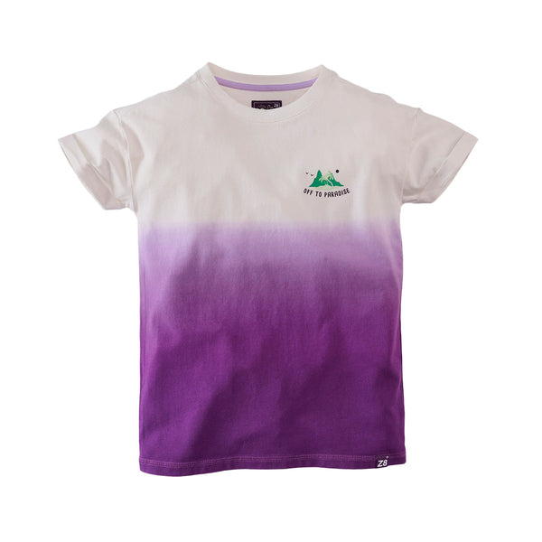 Jongens T-Shirt Luano van Z8 in de kleur Purple phantom in maat 140-146.