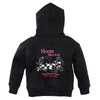 Jongens Heavy sweat hoodie Maddox van Z8 in de kleur Night Sky in maat 152-158.