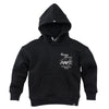 Jongens Heavy sweat hoodie Maddox van Z8 in de kleur Night Sky in maat 152-158.