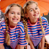 Meisjes Boxy Tee Marijn van Z8 Kids in de kleur Summer punch in maat 152-158.
