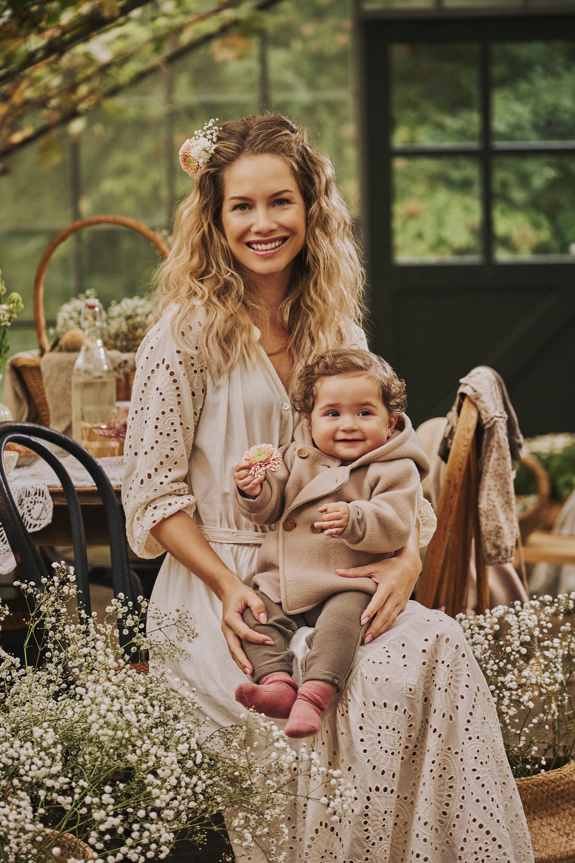 Jongens Joggingbroek Maximo van Z8 Newborn in de kleur Muddy mud in maat 74.