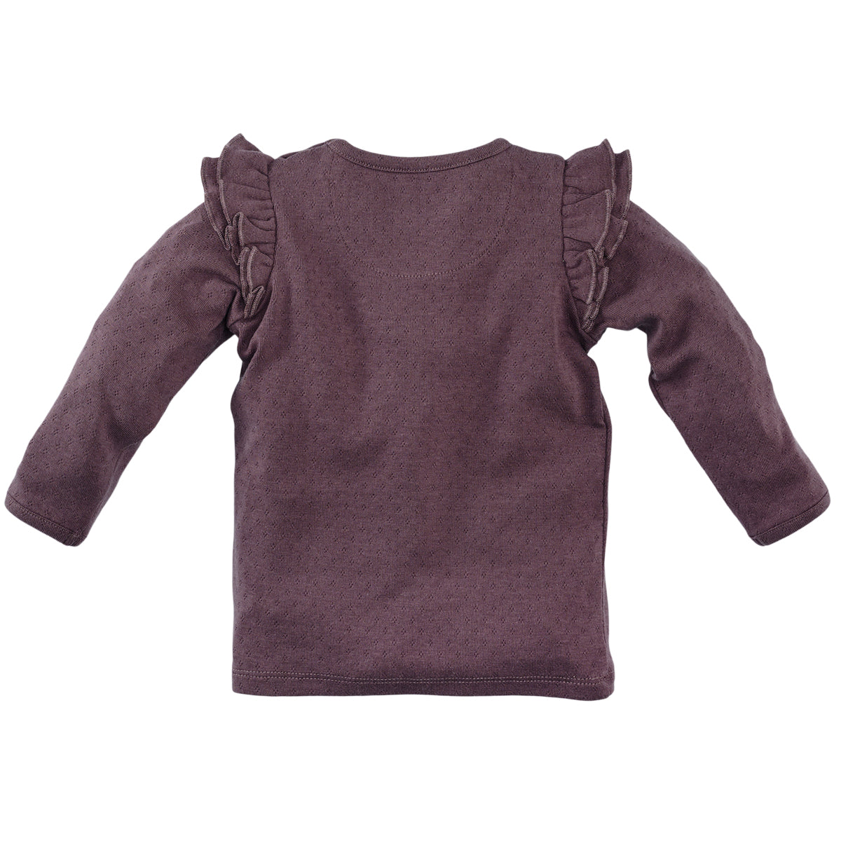 Meisjes Longsleeve Neva van Z8 Newborn in de kleur Frosted Plum in maat 74.
