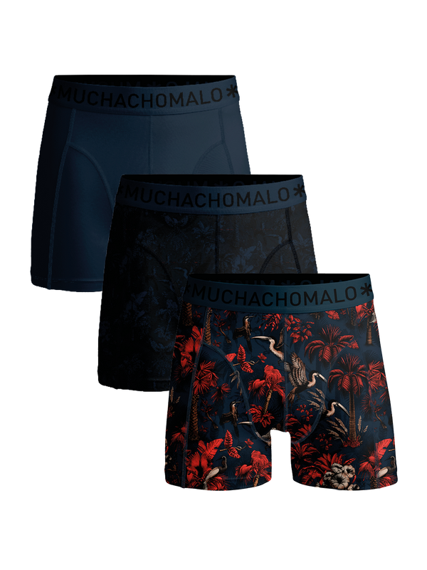 Muchachomalo Boxer 3-pack Print / Solid
