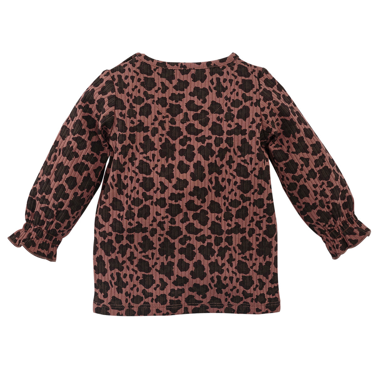 Meisjes Longsleeve Perla van Z8 Newborn in de kleur Amber Brown AOP in maat 74.