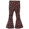 Meisjes Flared Pants Phileine van Z8 Mini in de kleur Amber Brown AOP in maat 116.