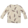 Jongens Longsleeve Quirijn van Z8 Newborn in de kleur Vanilla Cream AOP in maat 74.