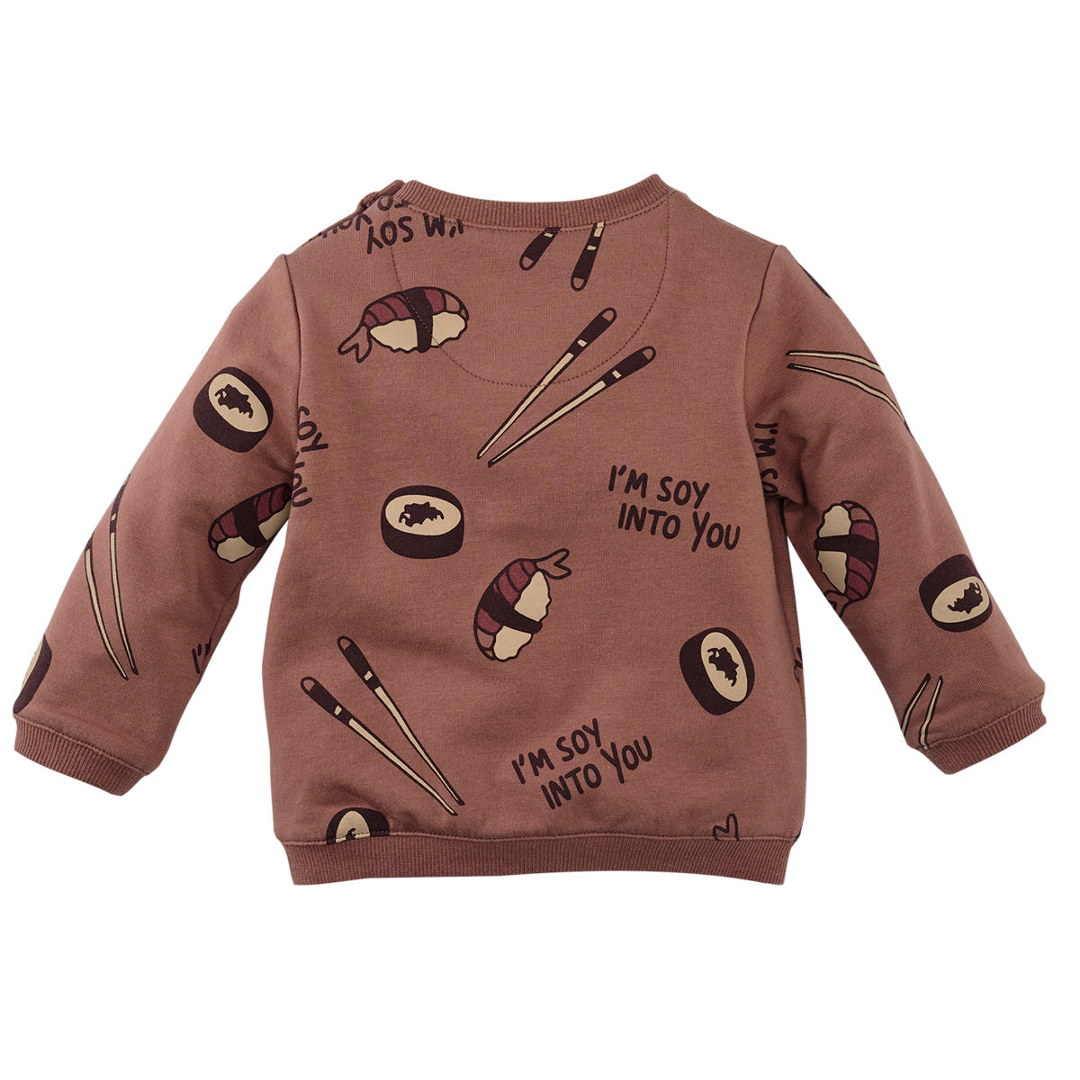 Jongens Longsleeve Ramy van Z8 Newborn in de kleur Amber Brown AOP in maat 74.