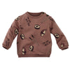 Jongens Longsleeve Ramy van Z8 Newborn in de kleur Amber Brown AOP in maat 74.