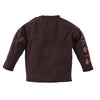 Jongens Garment dye Longsleeve Raoul van Z8 Mini in de kleur Brown Stone in maat 116.