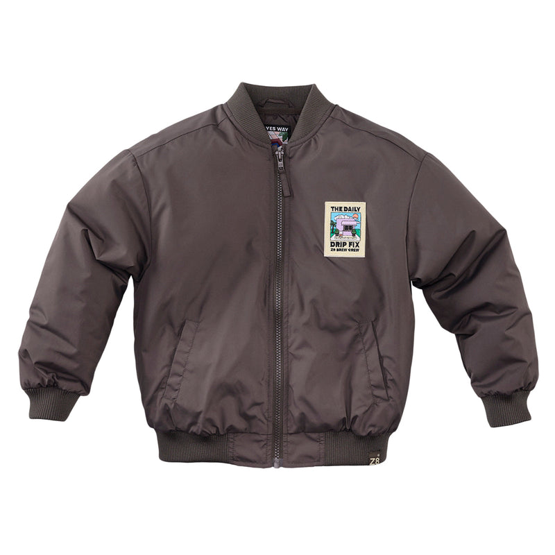 Jongens Bomber Jacket Samba van Z8 Kids in de kleur After dark in maat 152-158.