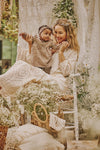 Meisjes Legging Sancha van Z8 Newborn in de kleur Muddy mud in maat 74.
