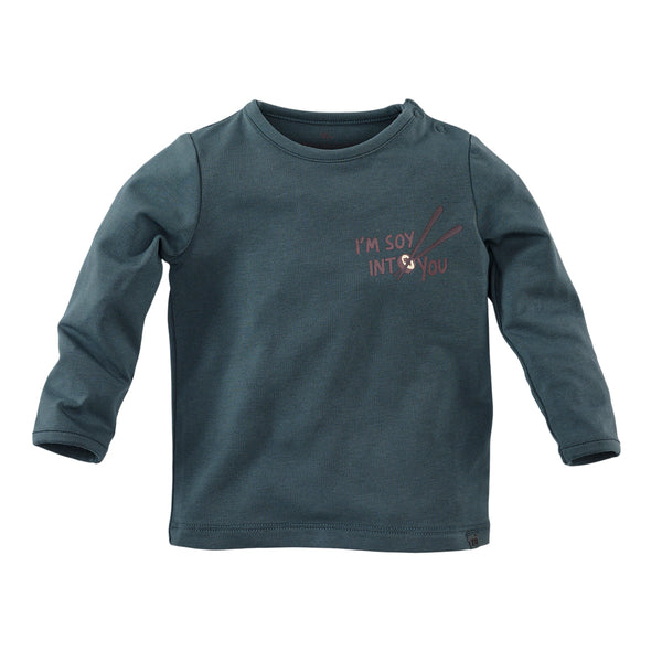 Jongens Longsleeve Santino  van Z8 Newborn in de kleur Seafoam shadow in maat 74.