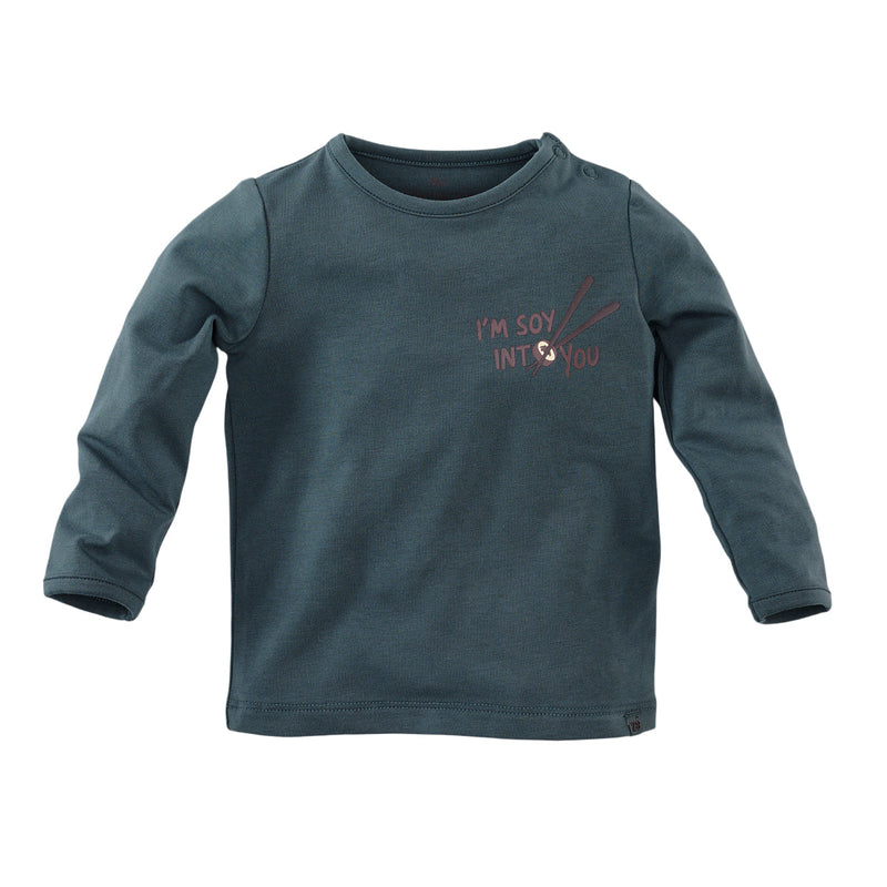 Jongens Longsleeve Santino  van Z8 Newborn in de kleur Seafoam shadow in maat 74.