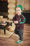 Jongens Sweater Sieb van Z8 Mini in de kleur Crushed cloves in maat 116.