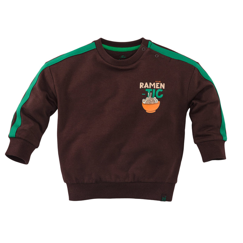 Jongens Sweater Sieb van Z8 Mini in de kleur Crushed cloves in maat 116.