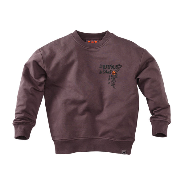 Jongens Sweater Teo van Z8 in de kleur Frosted Plum in maat 152-158.