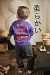 Jongens Sweater Teun van Z8 Mini in de kleur Purpureus in maat 116.