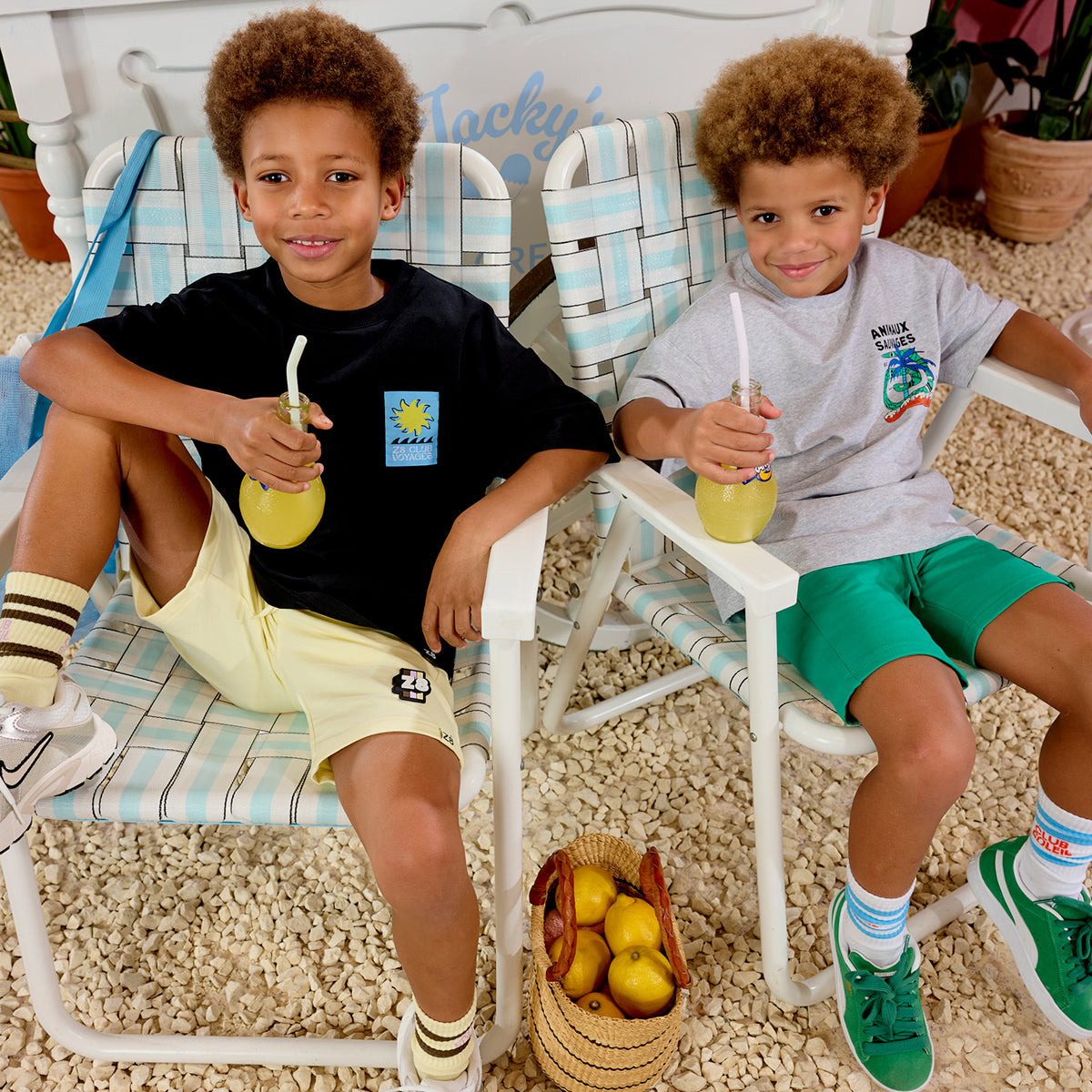 Jongens Tee Thierno van Z8 Kids in de kleur Night sky in maat 152-158.