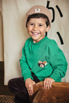 Jongens Sweater Tijl van Z8 Mini in de kleur Jelly Bean in maat 116.
