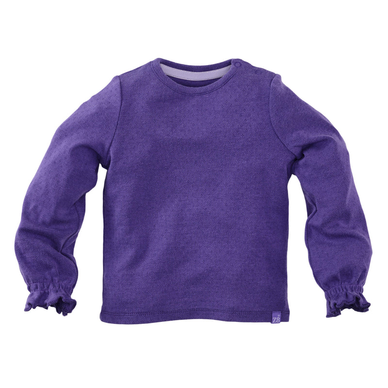 Meisjes Longsleeve Violette  van  in de kleur Purpureus in maat 116.