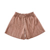 Meisjes Plisse Shorts Yindi van  in de kleur Metallic peach in maat 140.