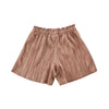 Meisjes Plisse Shorts Yindi van  in de kleur Metallic peach in maat 140.