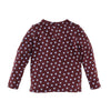 Meisjes Longsleeve Madelief van Z8 Mini in de kleur Berry brave in maat 116.