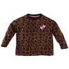 Meisjes Heavy jersey boxy longsleeve Aila van Z8 Mini in de kleur Autumn teddy in maat 116.
