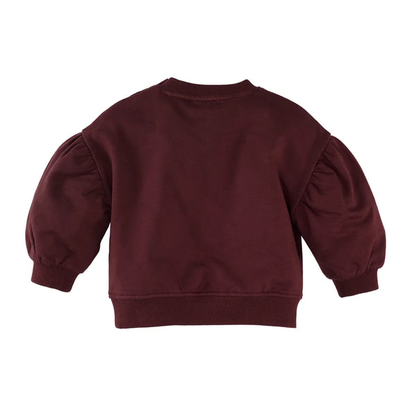 Meisjes Sweater Simay van Z8 Mini in de kleur Pink power in maat 116.