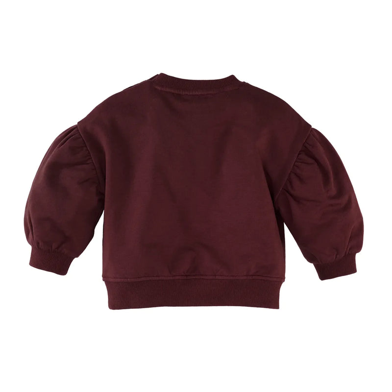 Meisjes Sweater Simay van Z8 Mini in de kleur Pink power in maat 116.