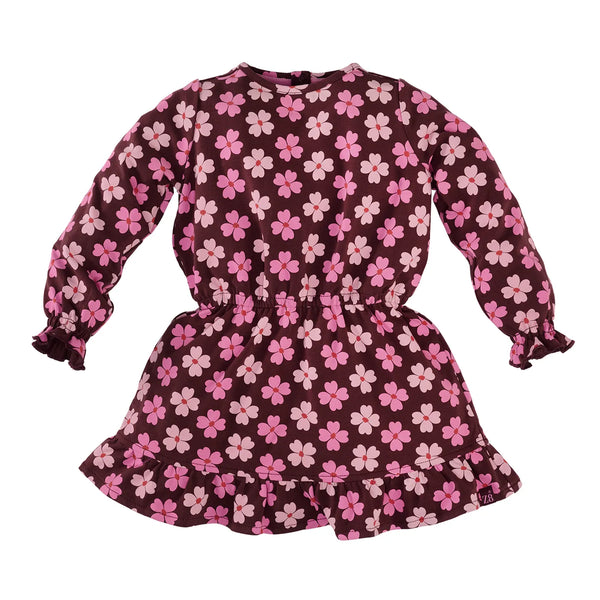 Meisjes Dress Nami van Z8 Mini in de kleur Autumn teddy in maat 116.
