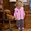 Meisjes Woven pants barrel fit Nisrine van Z8 Mini in de kleur Chocolate plum in maat 116.