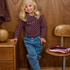 Meisjes Denim jeans Soraya van Z8 Mini in de kleur Mid blue in maat 116.
